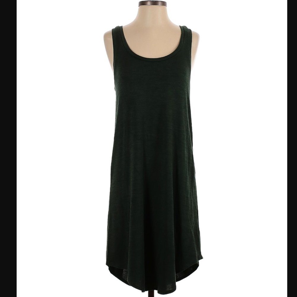 Leith Sleeveless Green Dress (Size M)